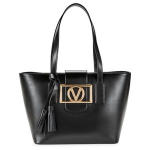 Delphine logo leather tote new without tag